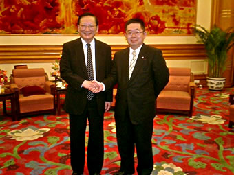 9月6日（月）北京で中国要人と次々に会談